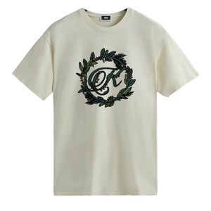 NWT Kith Wreath Tee Shirt Sandrift XS Kithmas Christmas Tee